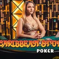 Caribbean Stud Poker game by Evolution – logo hosted on WishWin Casino