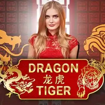 Dragon Tiger by Evolution, showcased at wishwincasino.it – game logo