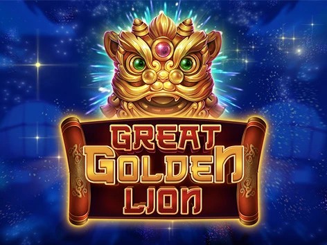 Great Golden Lion slot logo by Jili Games at WishWin Casino
