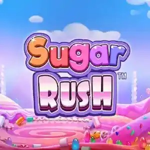 Sugar Rush logo by Pragmatic Play at WishWin Casino
